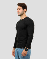 تي شيرت برقبة دائرية وجيب